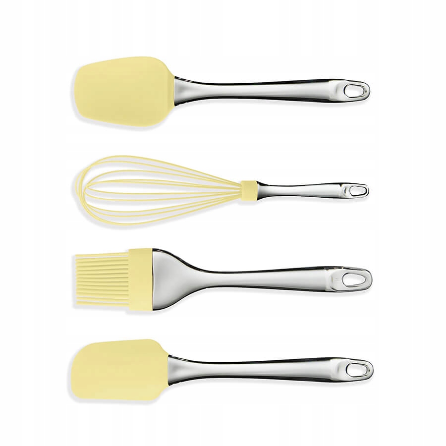 

Zestaw 4 szt. przyborów kuchennych silikon Maestro