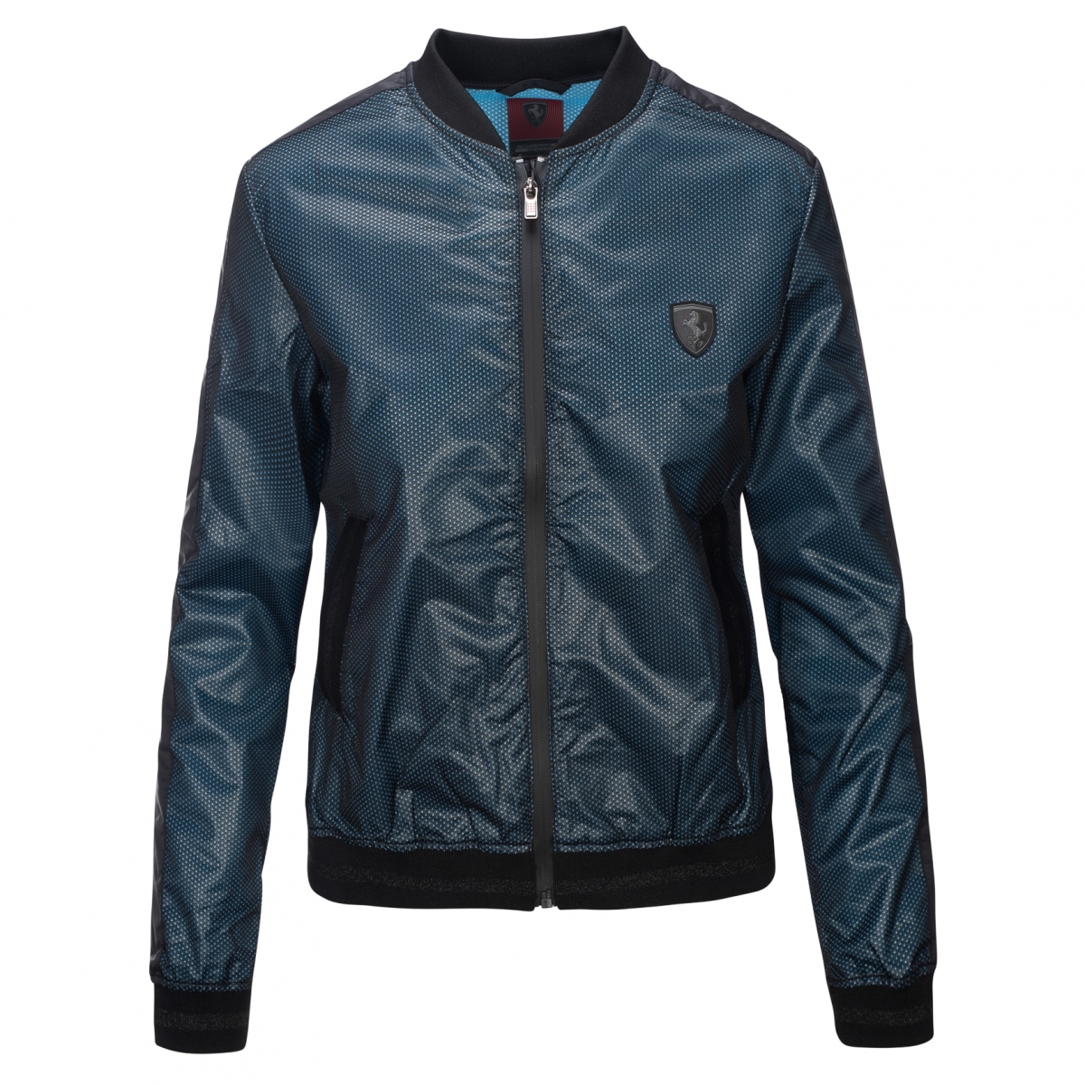 Ferrari dámská sportovní bunda černo tyrkysová 42536 XL