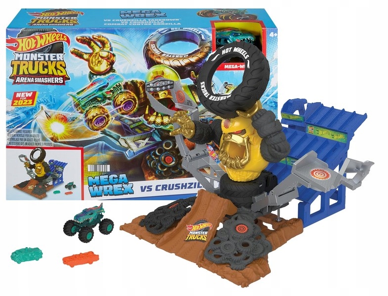 Hot Wheels Monster Trucks Arena Smashers Mega Wrex vs Crushzilla ŁA49