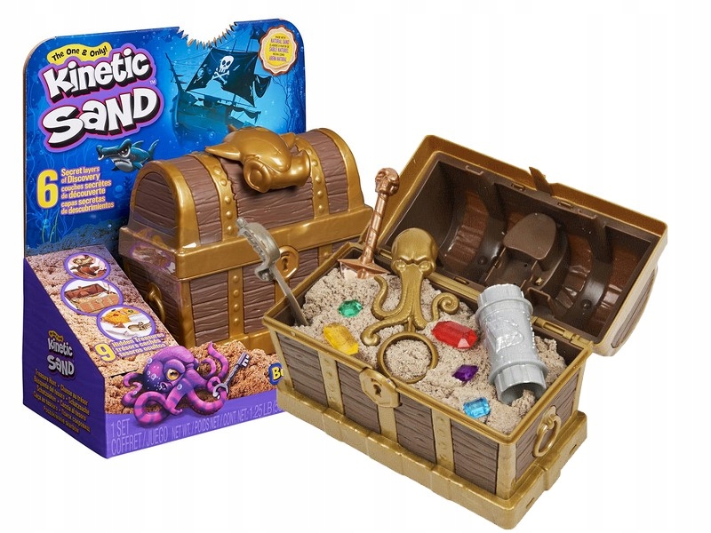 

Kinetic Sand Piasek Kinetyczny zestaw Ukryty Skarb