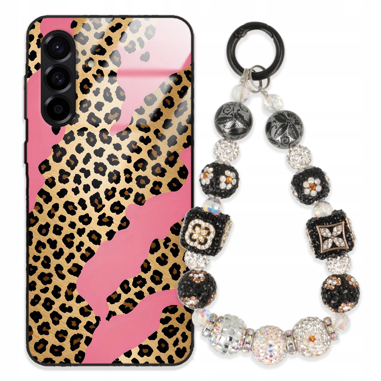 Puzdro Na Samsung A56 Case Glass Kľúčenka Elegantné Prémiový Dizajn Puzdra