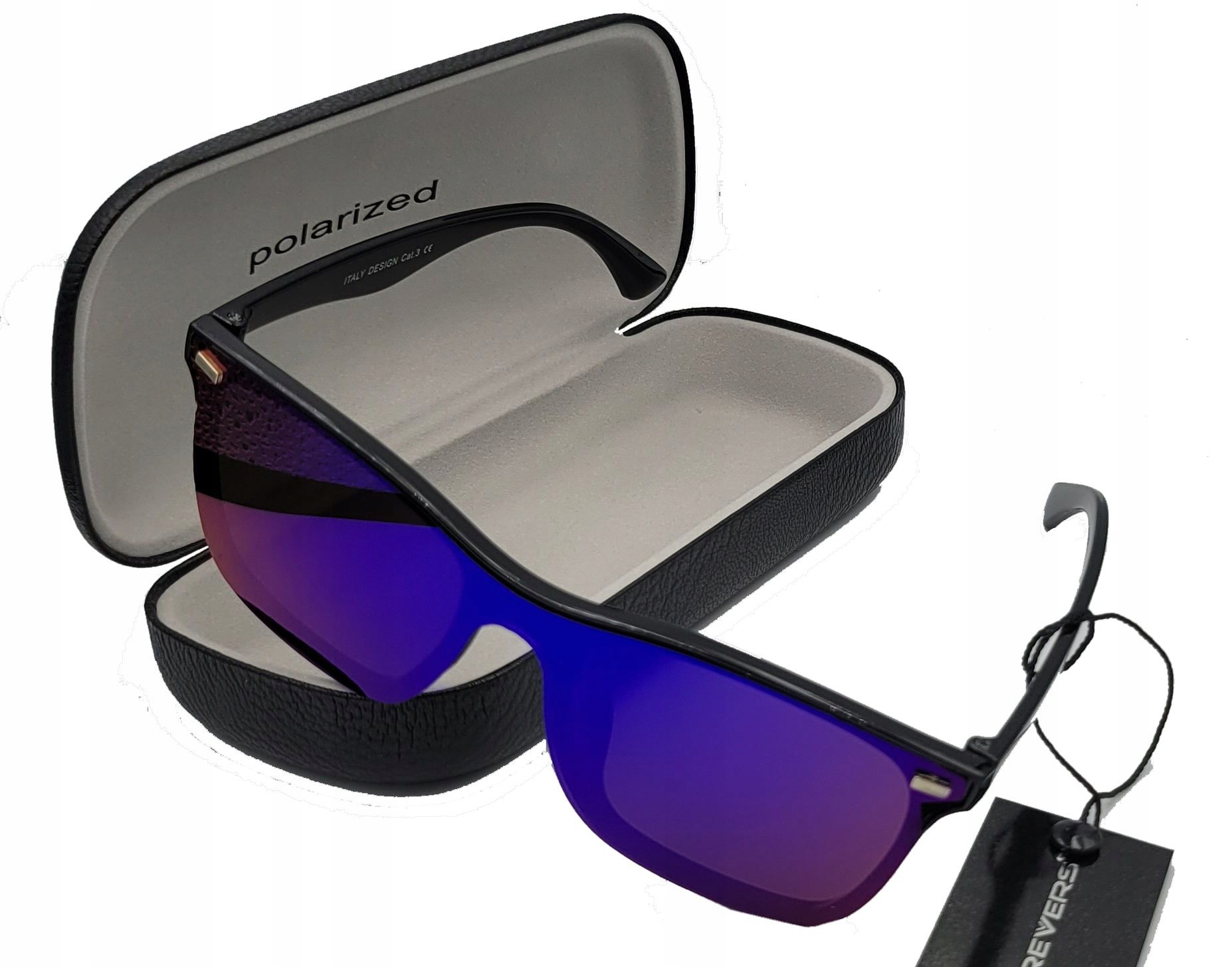 

Męskie Okulary Przeciwsłoneczne Niebieskie Lustro