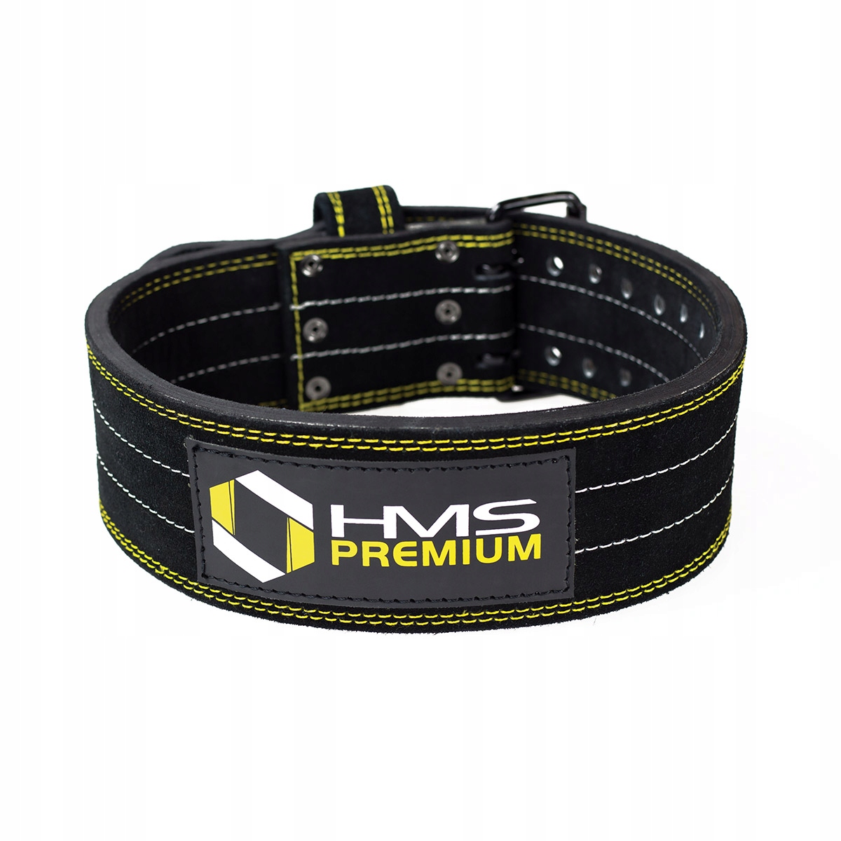 Kulturistický Pás Pro Silové Cvičení Hms Premium PA3558 Black Vel XL