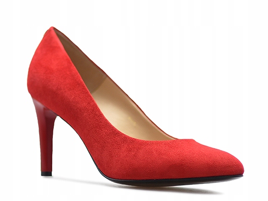 Boty Sala 4063/28 Červený semiš 36