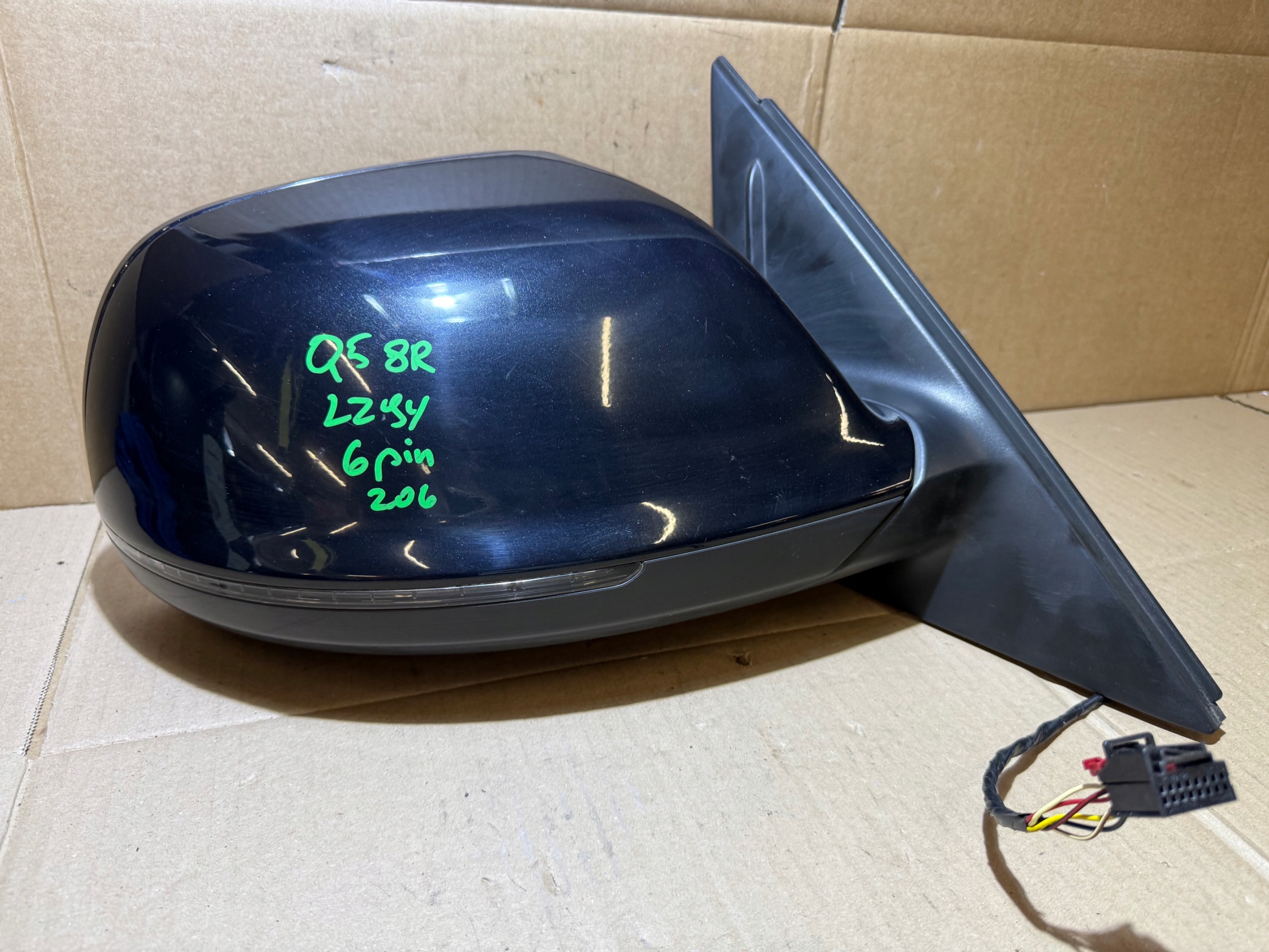 AUDI Q5 8R mirror right 6 PIN LZ9Y