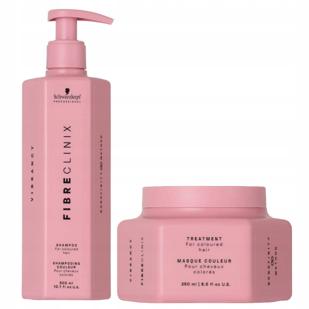 Fibre Clinix Vibrancy sada pro husté a barvené vlasy šampon maska