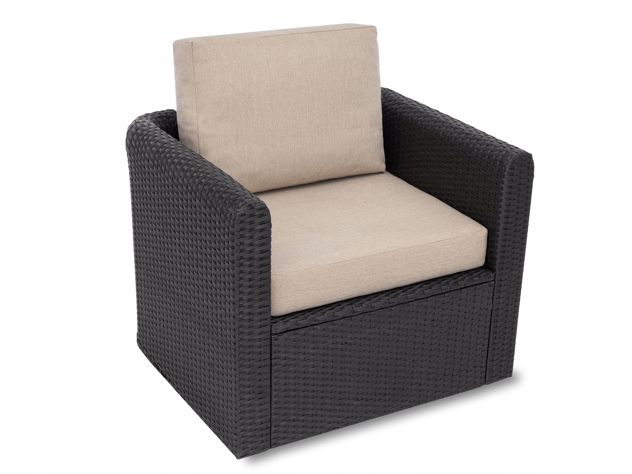 

Poduchy na fotel kanapę typu technorattan 60x55x40