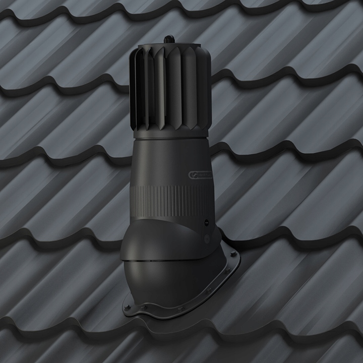 Rotačný ventilačný krb Turbowent Evo 150 pre plechovú krytinu