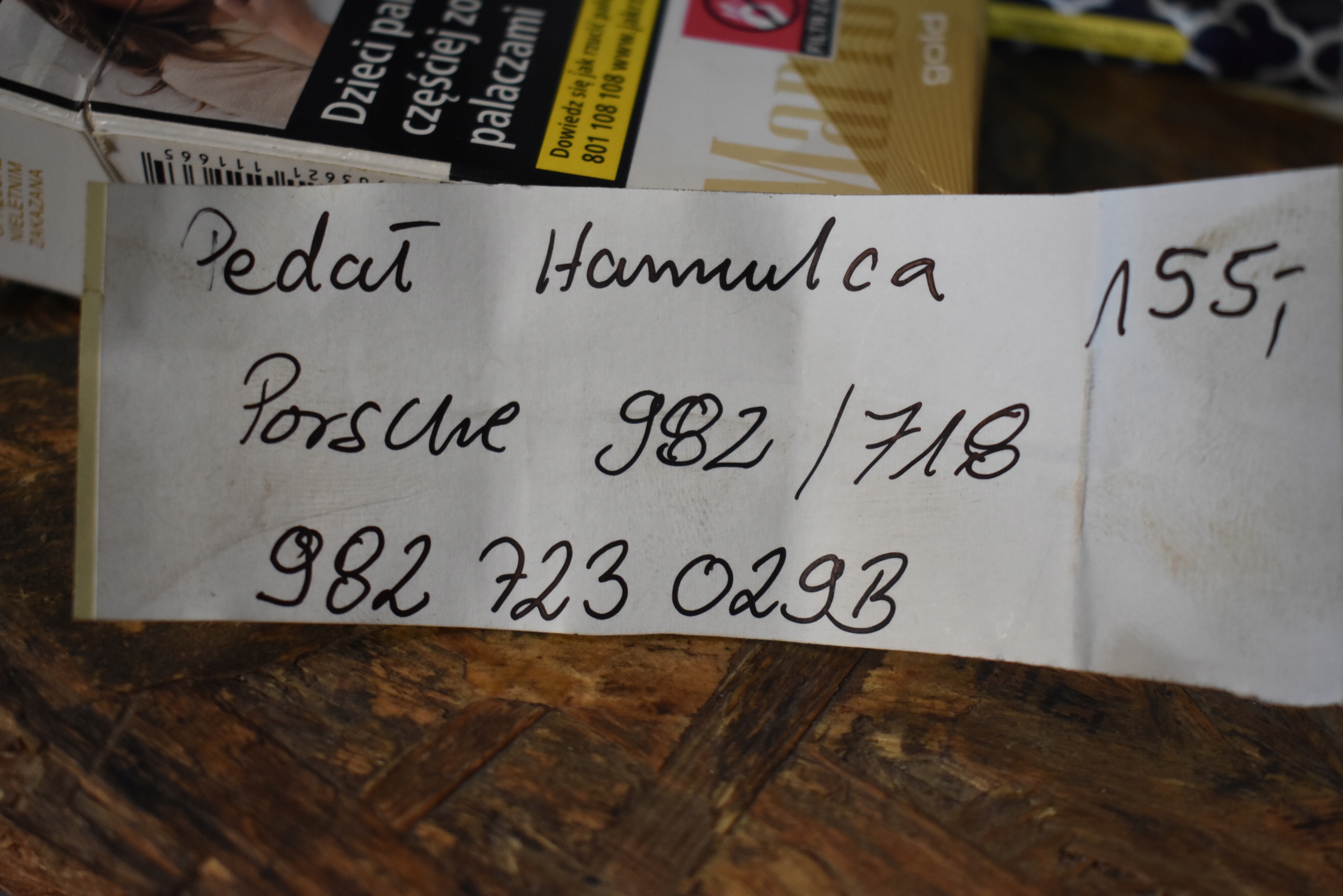 IDEALNY PEDAL BREMSE PORSCHE 982 718 1