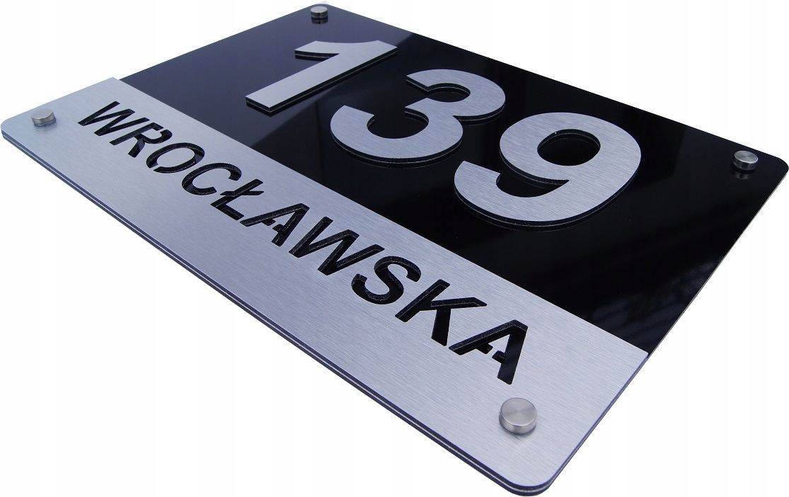 3D | 30x40 | Numer na dom Tabliczka adresowa ALU/1 Marka inny