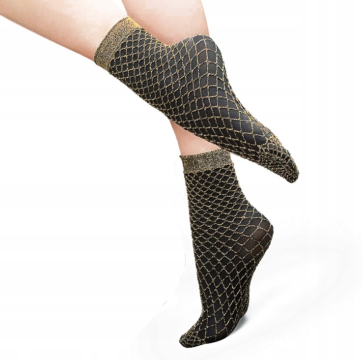 

Skarpetki Do Szpilek Modne Kratka Lores Dorado Oro