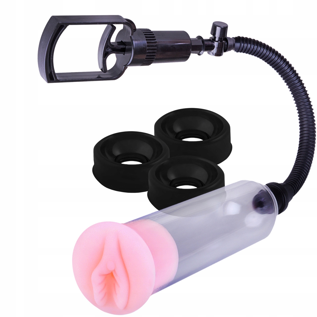 НАСОС ДЛЯ ПЕНИСА С АВТОМАТОМ 3 ПРОКЛАДКИ ВЛАГАЛИЩЕ