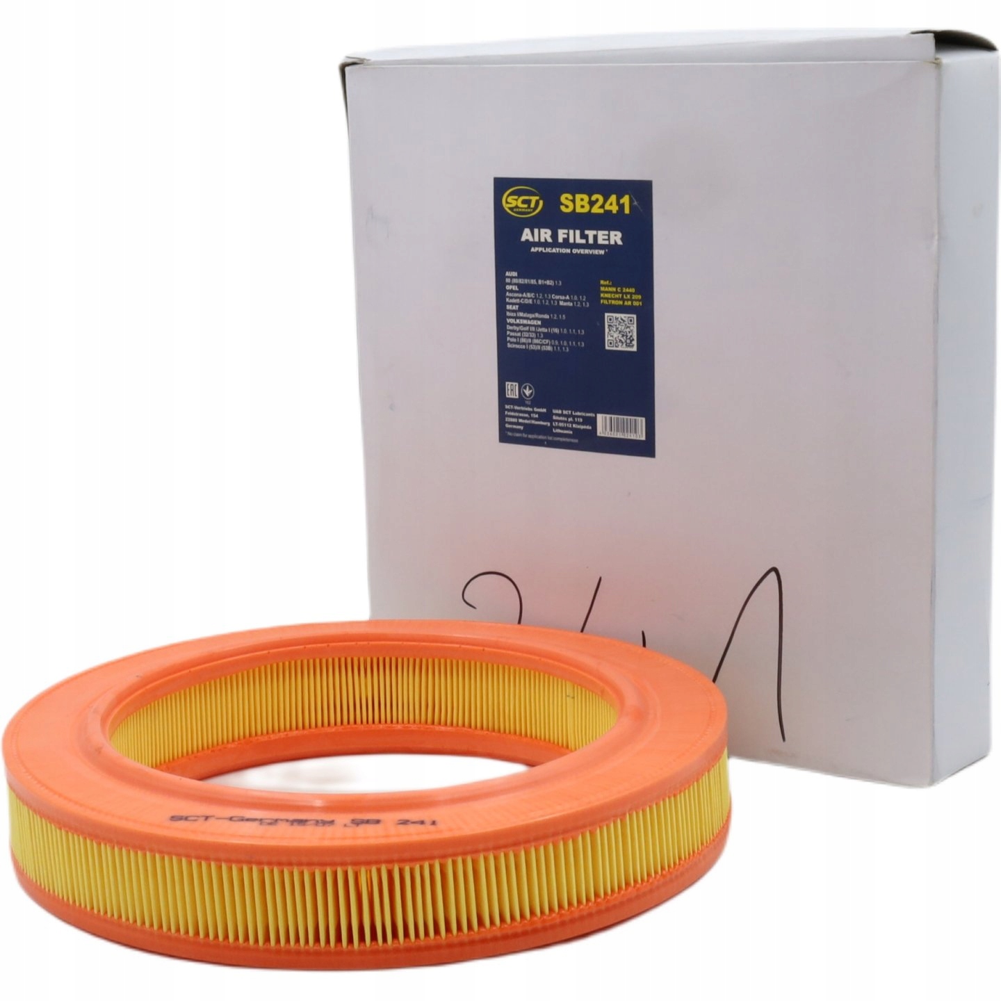 241 - Воздушный фильтр SCT SB241