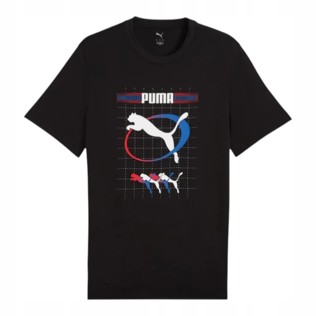 Puma Koszulka Męska T-shirt Graphic Excution Tee Puma Czarna r.XL