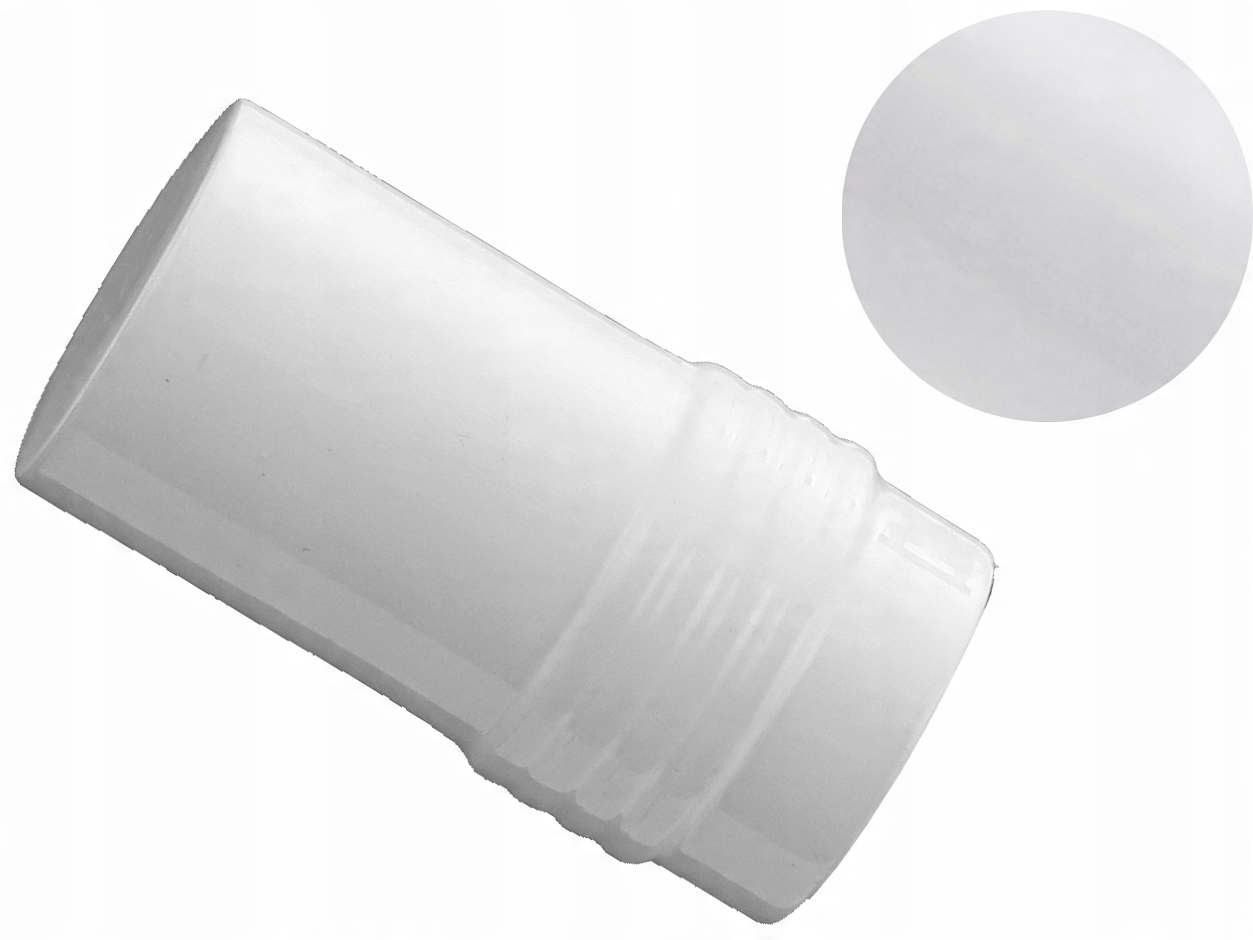 

19 mm Cylinder zakończenie do karnisza Biały
