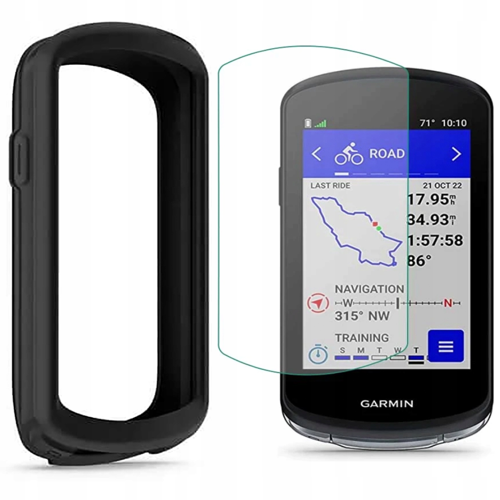 

Zestaw Garmin Edge 1040 Case Etui Czarne Szkło