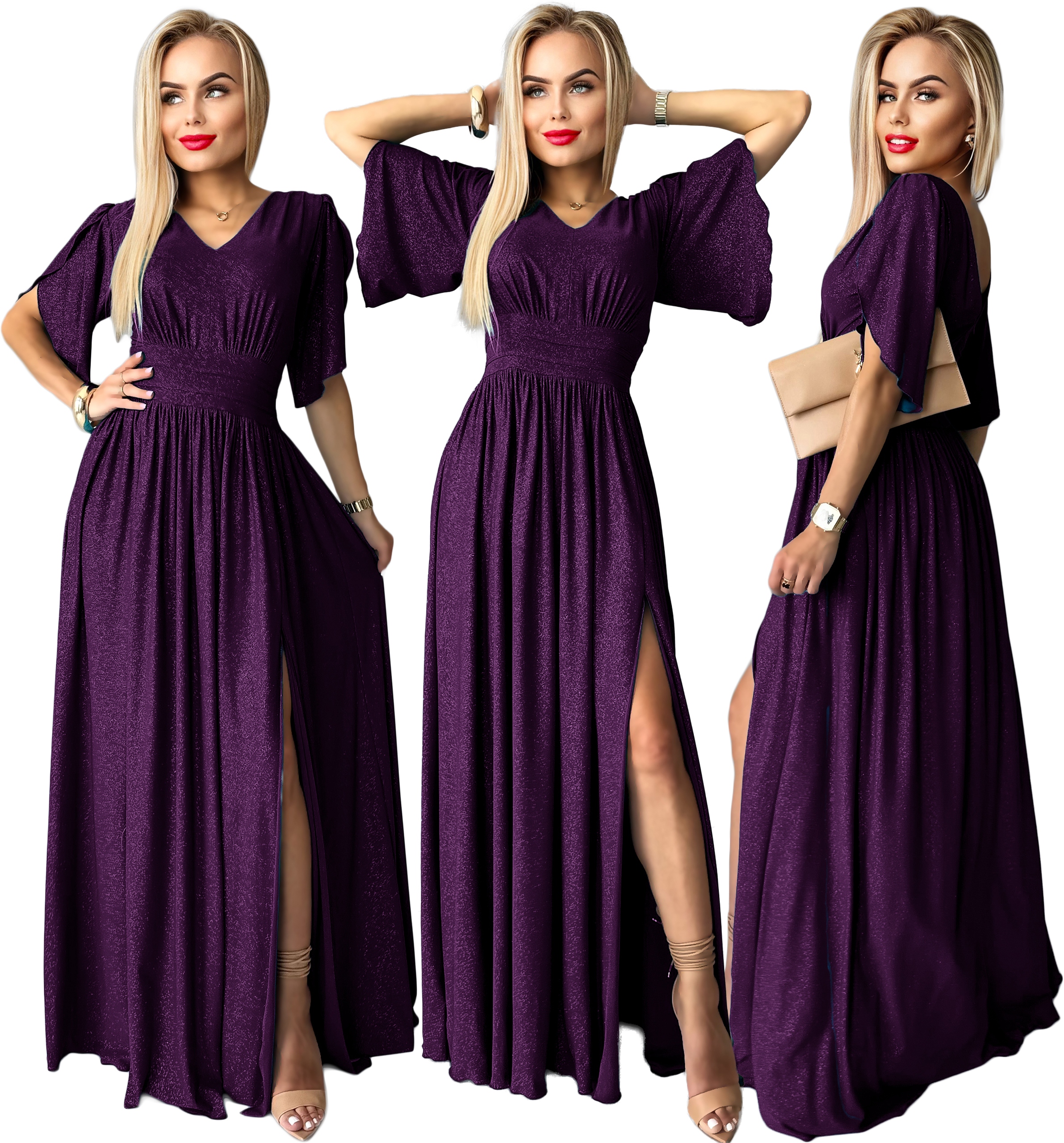 Dámské Šaty svatební hostina velké velikosti, Polský Produkt 48 BFL9