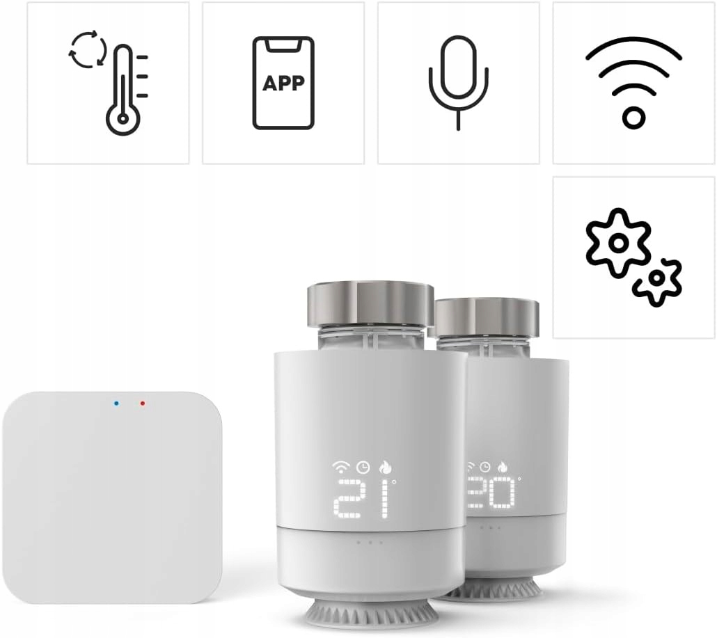 Inteligentný Termostat Radiátorový Štartovací Set Hama 176650 2 Kusov