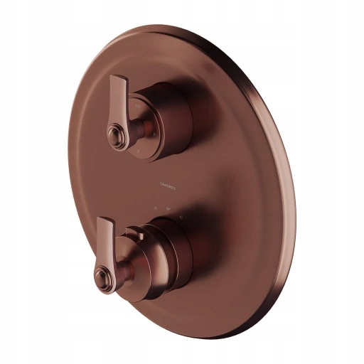 Armance termostatická sprchová a vaňová batéria 3-výstupová pod omietku, meď