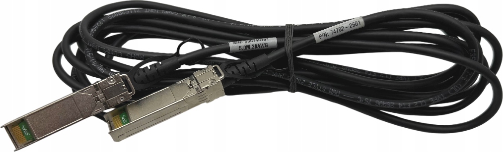 KABEL PRZEWÓD DAC SFP+ do SFP+ 10GbE 3m MOLEX 74752-1301