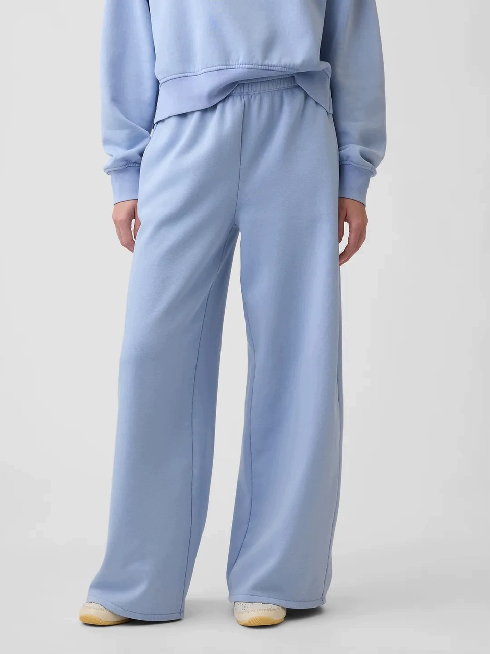 Gap Dámské teplákové kalhoty Vintage Soft Baggy Wide Leg Sweatpant Blue M