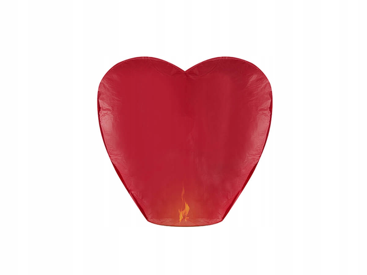 

Lampiony szczęścia serce Lampion Wesele Ślub 10szt