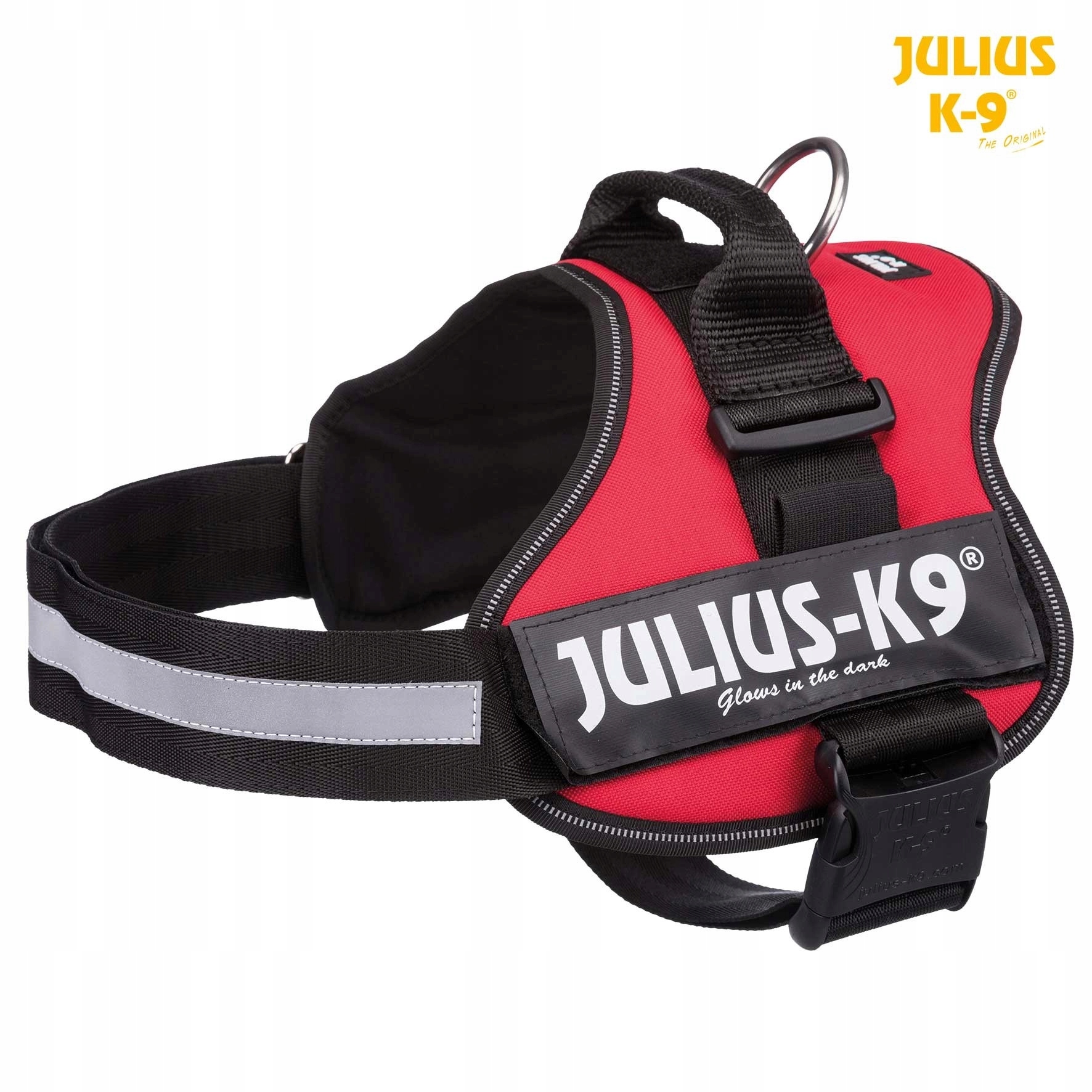 Levně Postroj Julius-K9 ,vel. 1/L: 66–85 cm,červený