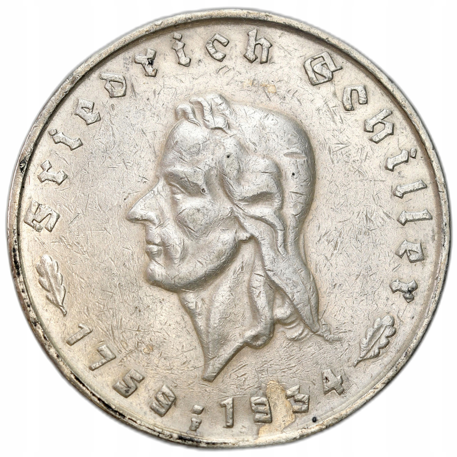 Niemcy, III Rzesza. 5 marek 1934 F, Stuttgart – RZADKIE