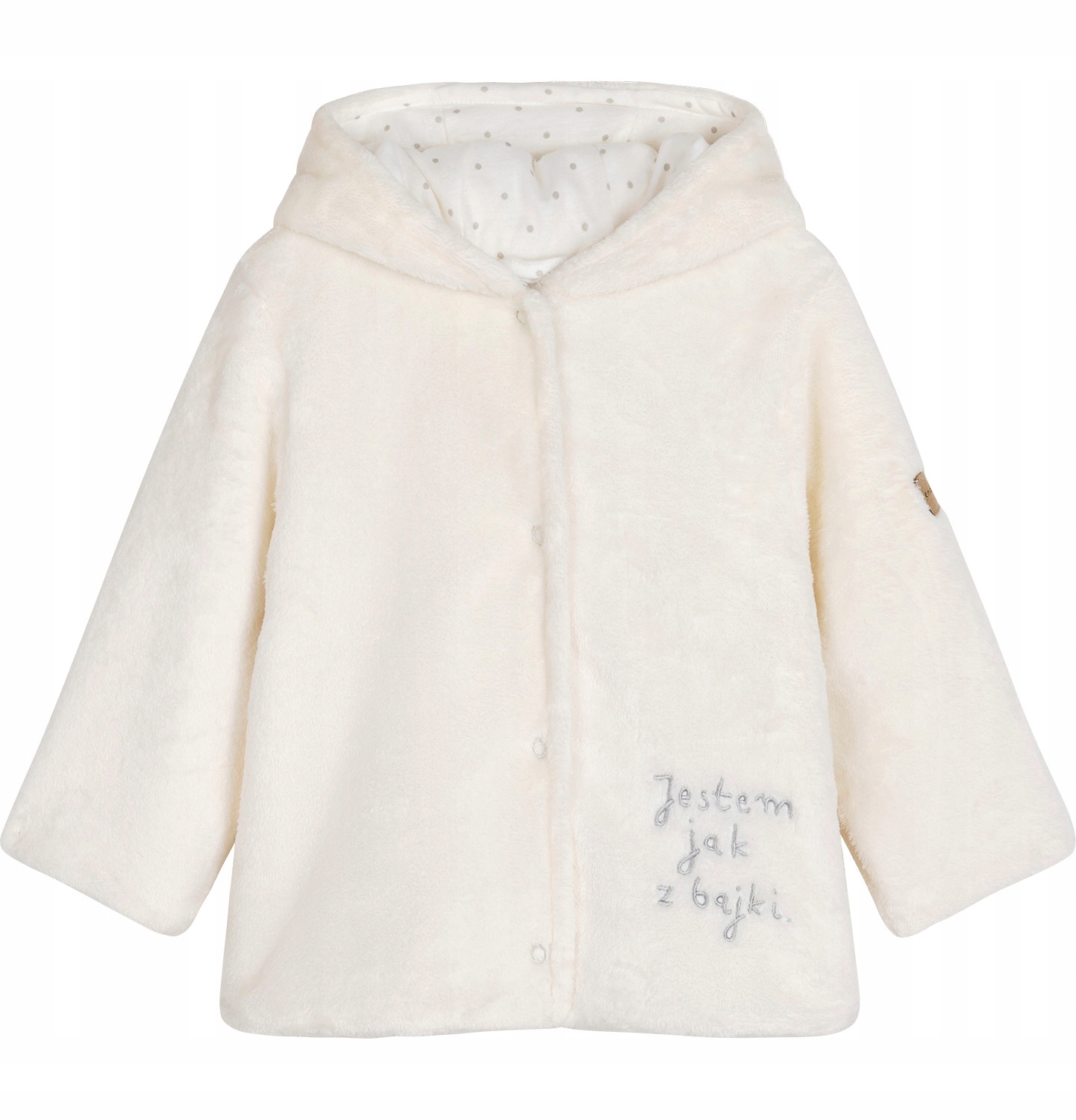 Bluza Kurtka dziecięca Chłopięca Dziewczęca Polarowa 74 kaptur Królik Endo