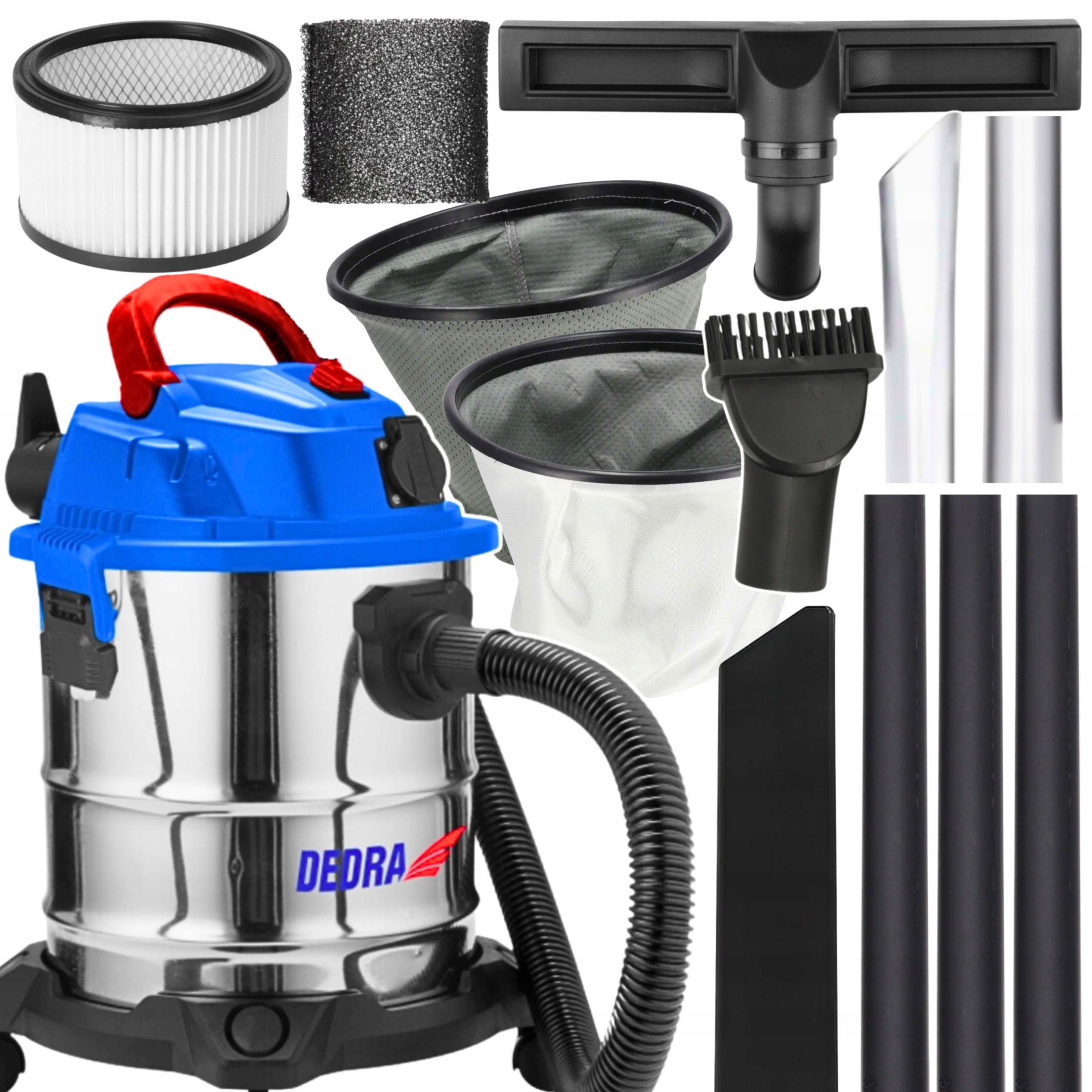 ODKURZACZ PRZEMYSŁOWY BEZWORKOWY Z OTRZĄSACZEM DO GIPSU SUCHO MOKRO 3600W Kod producenta ODKURZACZ PRZEMYSŁOWY Z OTRZĄSACZEM 3600W