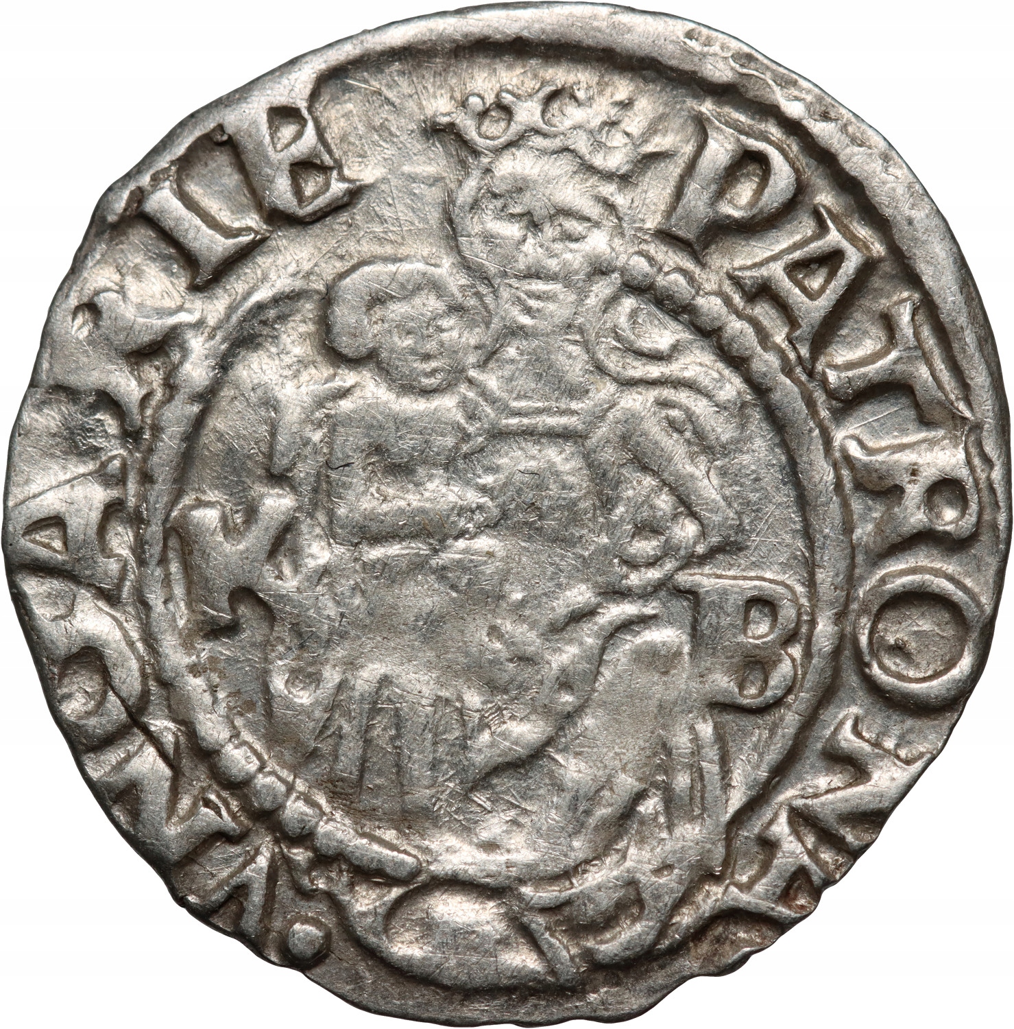 Węgry, Ferdynand I, denar 1548 KB