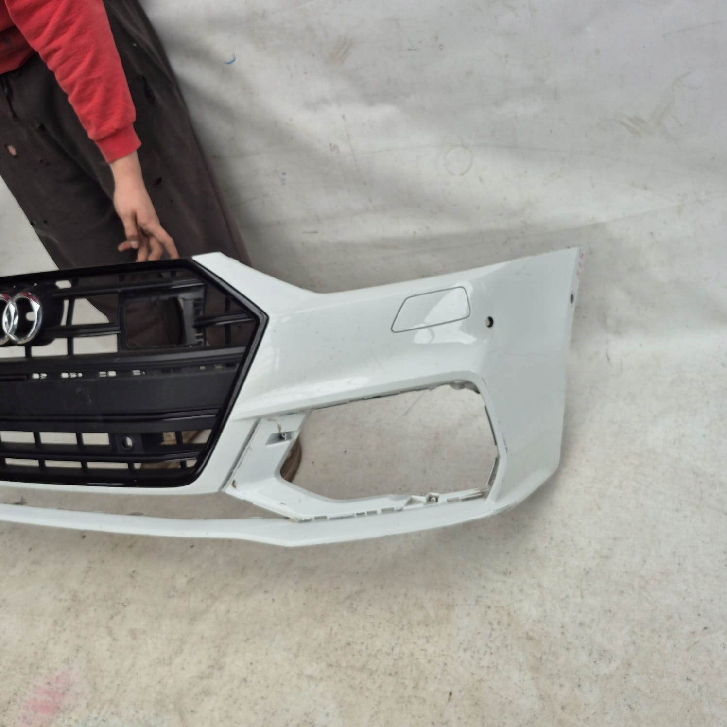 AUDI A7 4K 4K8 S-LINE 17- bumper front front grill SPR PDC 4K8807437C