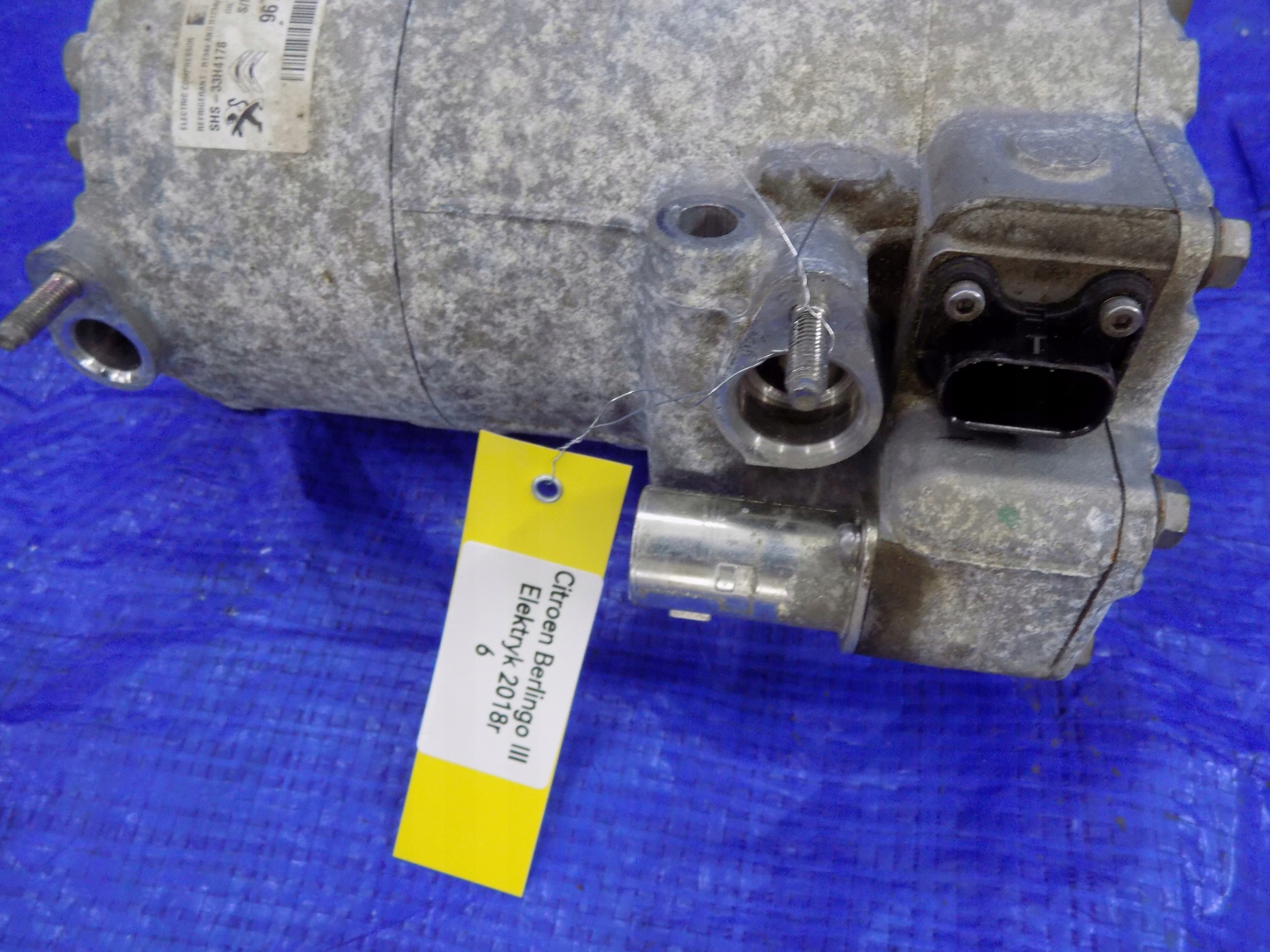 compressor of the air conditioning BERLINGO III ELEKTRYK