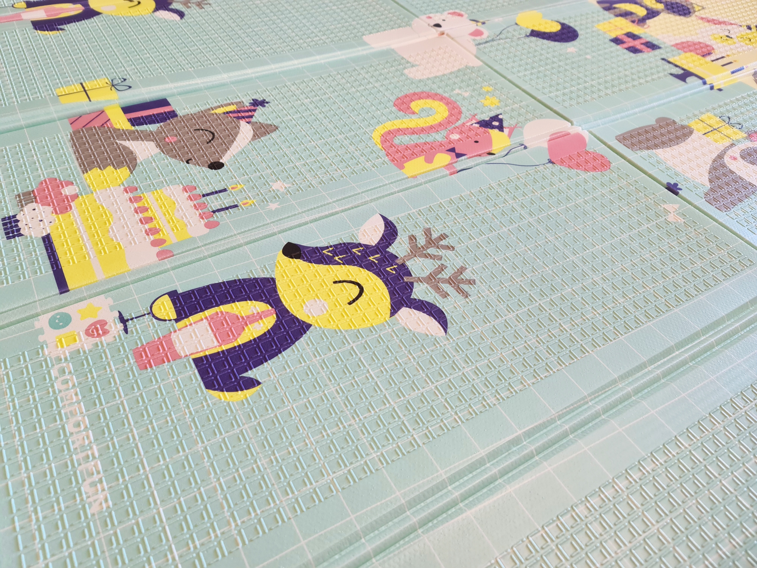 DUŻA MATA PIANKOWA SKŁADANA DWUSTRONNA 180x200cm Kod producenta C200180C