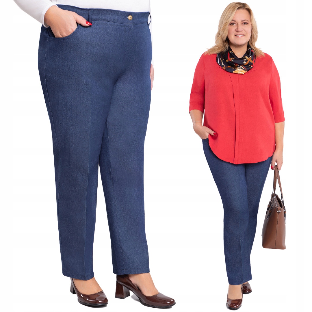 Elegantní džínové kalhoty 58