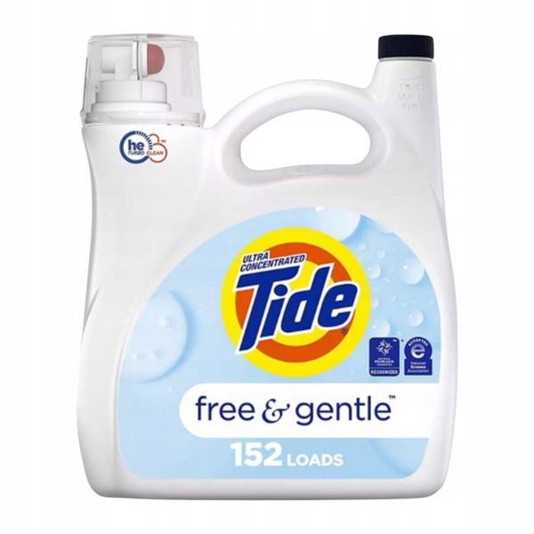 Levně Tide Free Gentle 5,02 l 152 praní Univerzální gel