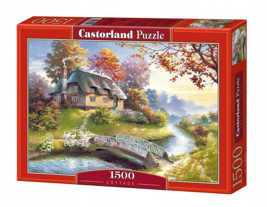 Puzzle CASTORLAND 1500 Elementów Cottage CIEKAWE DOSKONAŁA JAKOŚĆ ŚWIETNE Marka inna