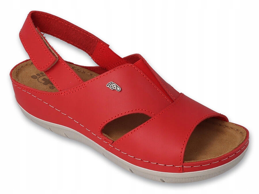 Dr.orto 158D262 vel. 40 kožené sandály Casual s nízkým klínovým podpatkem