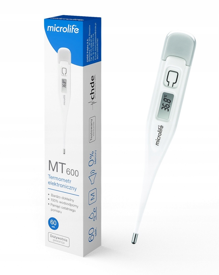 

Termometr elektroniczny microlife Mt 600
