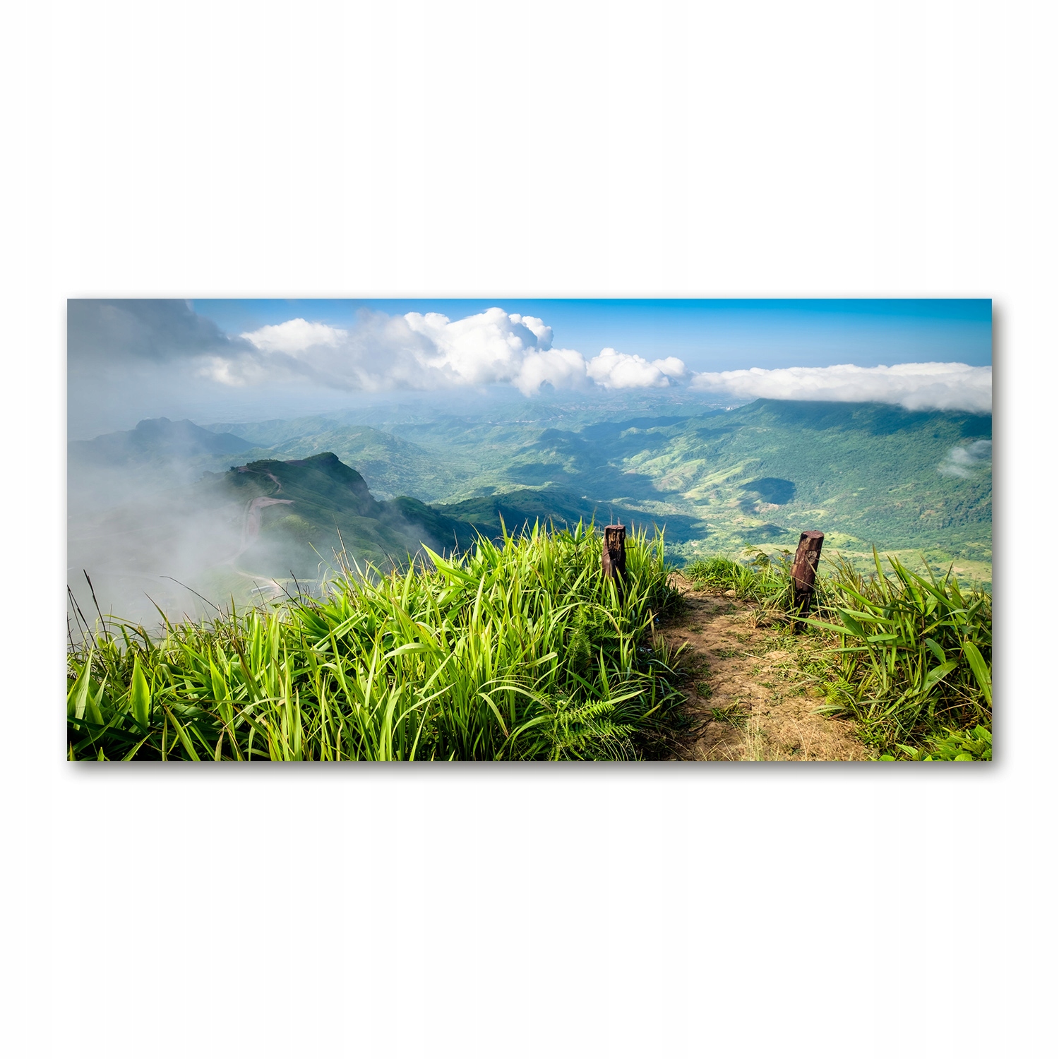 

Foto obraz szkło akryl Szlak na szczycie 120X60 cm