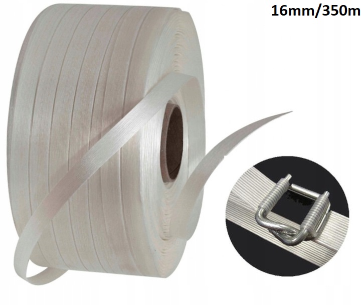 16mm/350m WG50 Taśma Poliestrowa Do Bandownicy Belownicy miękka