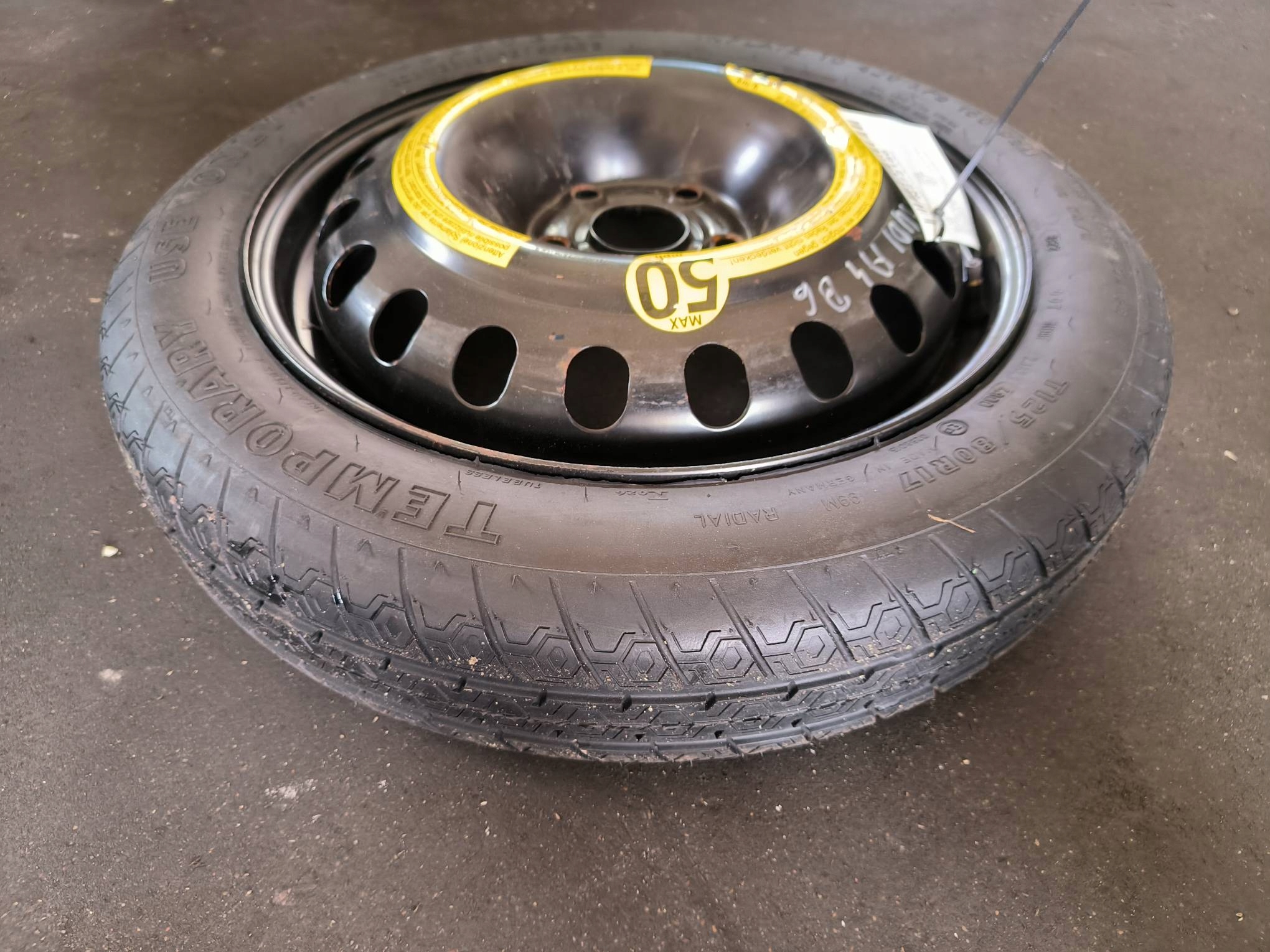 wheel spare 17'' AUDI A4 B6