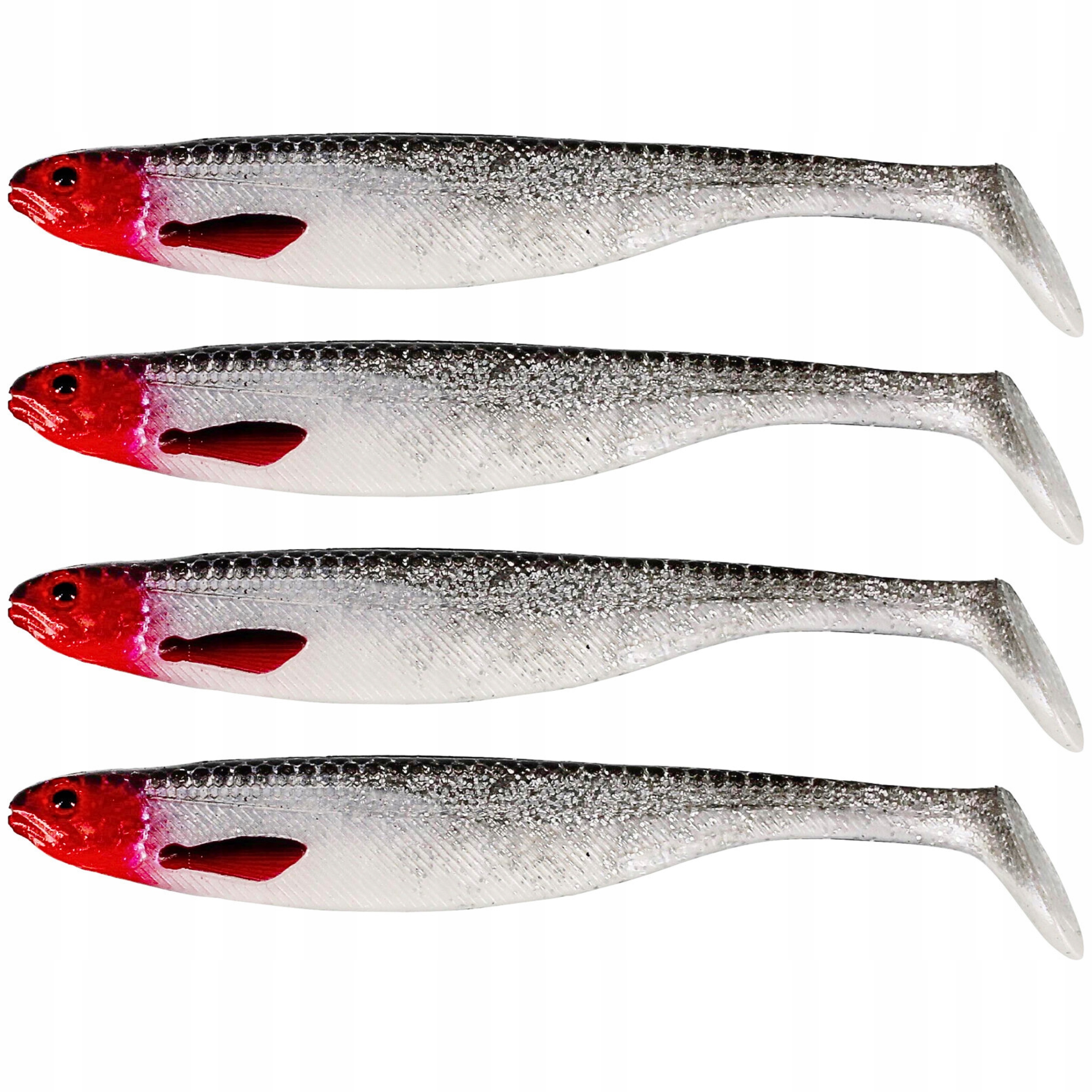 Guma Westin ShadTeez Slim 7,5cm Redlight Przynęty Shad Teez Zestaw 4szt