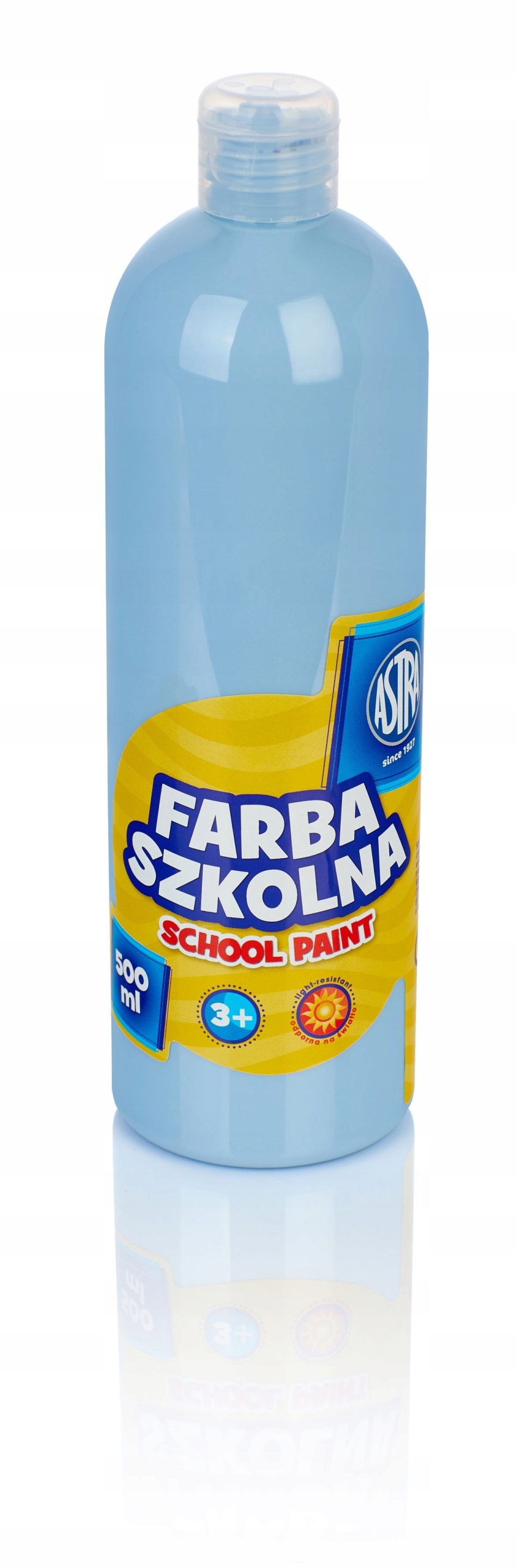 

Farba szkolna 500 ml, błękitna, Astra