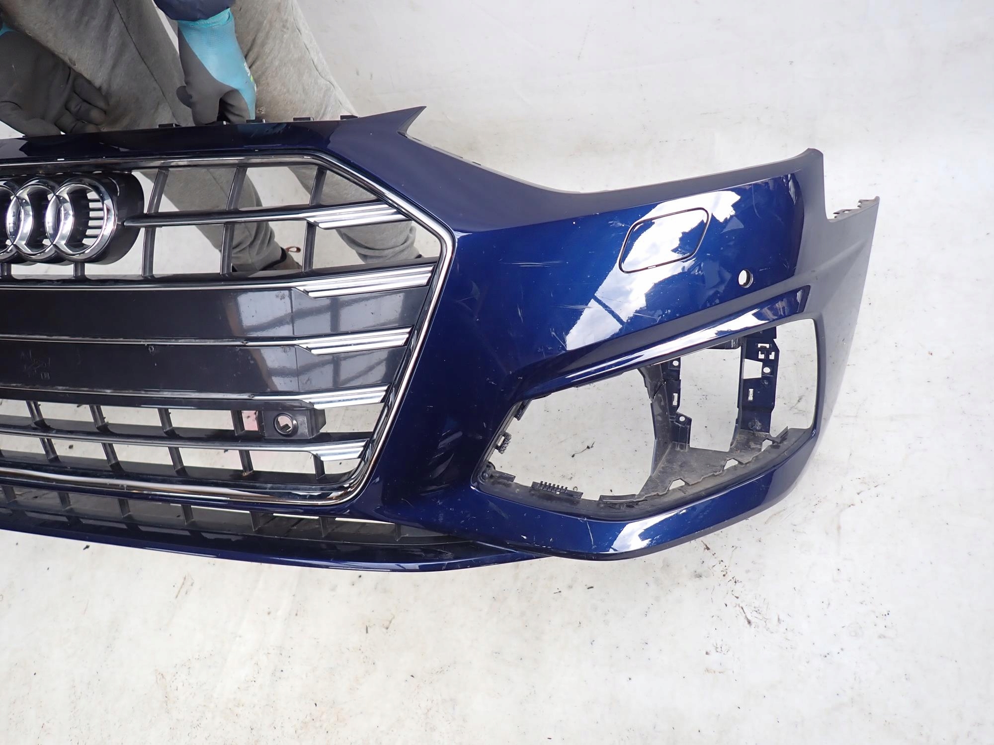 AUDI A4 B9 8W LIFT 19-23 bumper front front washer PDC