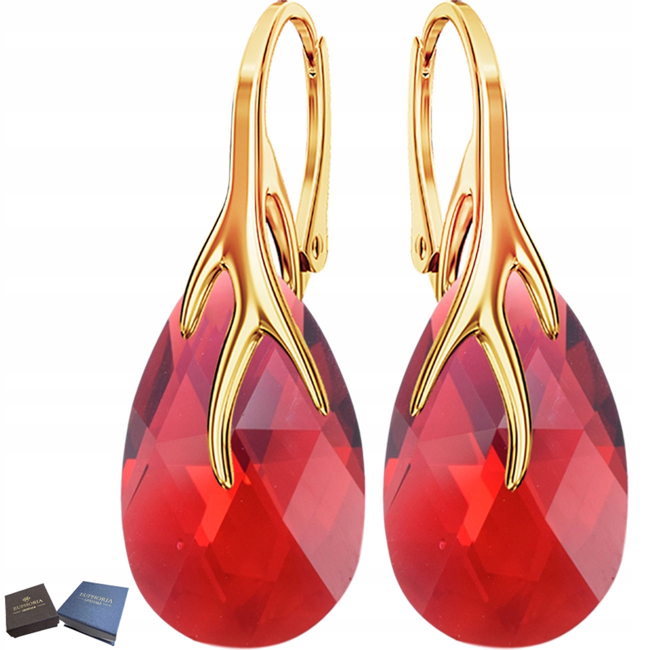 Zlaté Stříbrné Náušnice 925 Závěsné stříbrné šperky pro paní učitelku