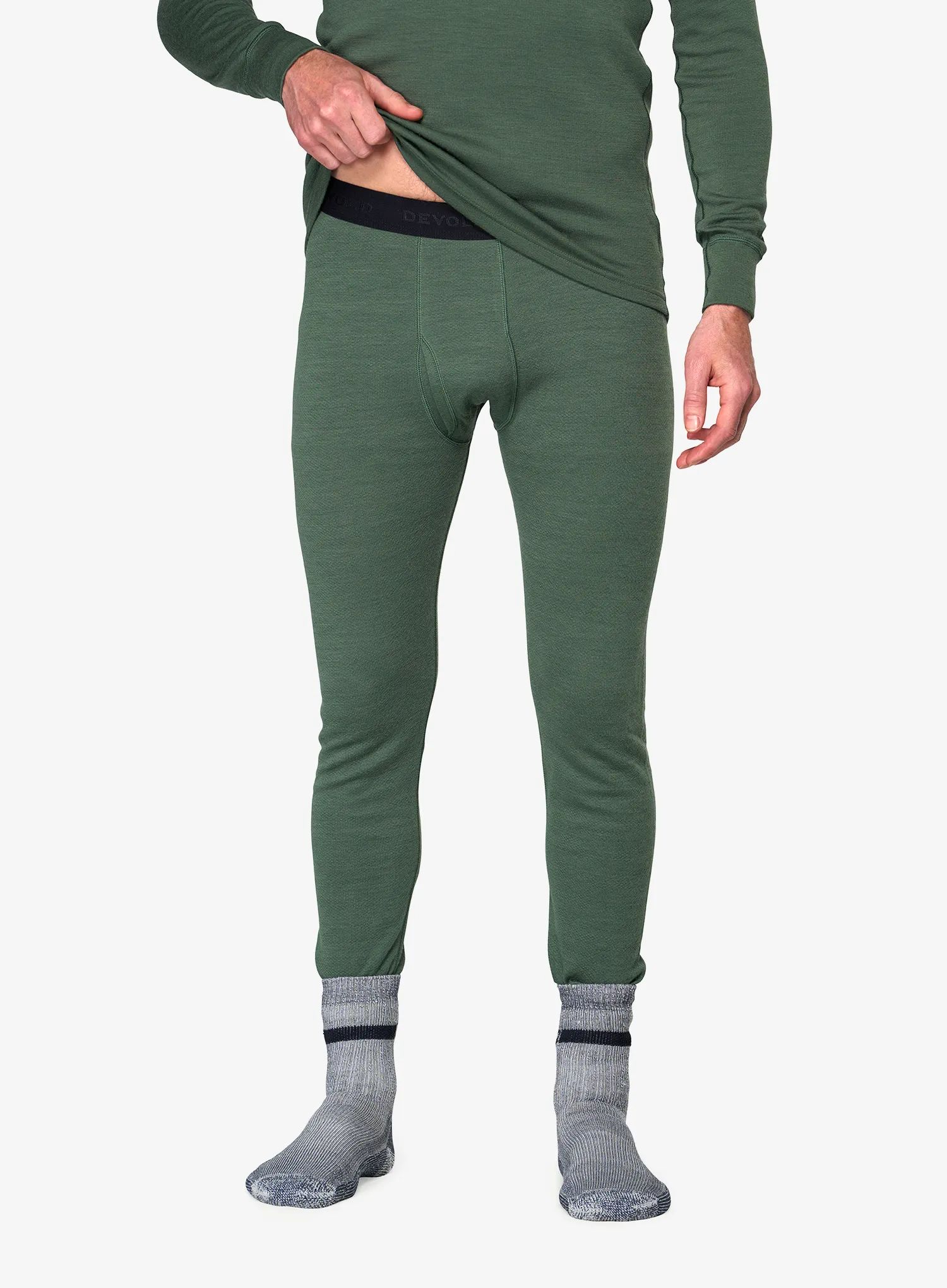 Legginsy termoaktywne Devold Expedition Merino 235 Longs forest XXL