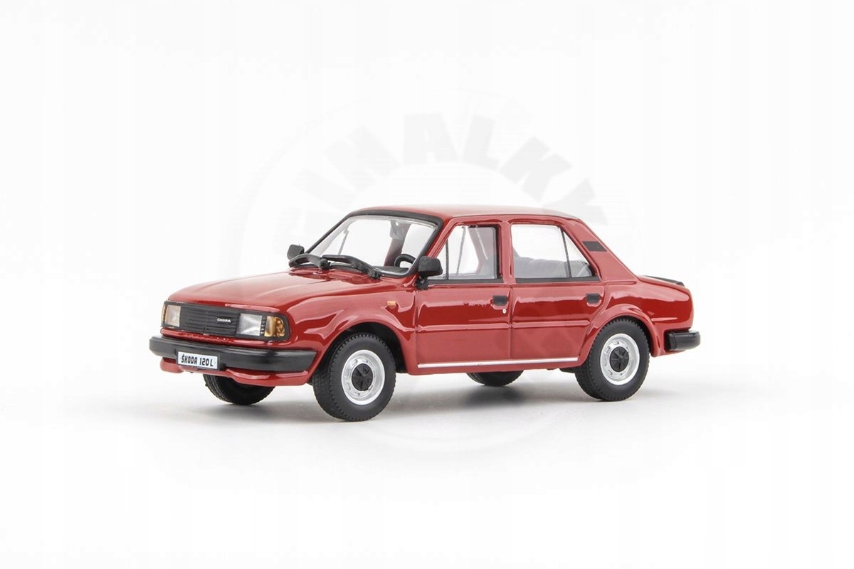 Abrex Škoda 120L (1984) 1:43 Červeň Zemitá