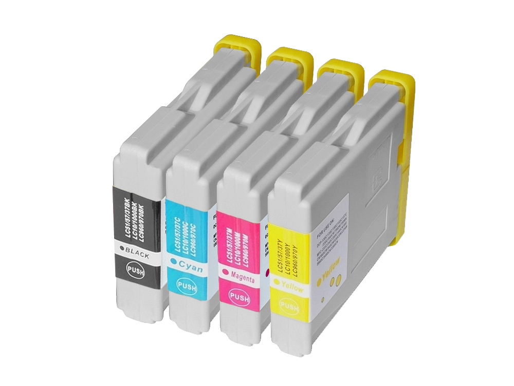 

4X Tusze Do Brother DCP-135C DCP-150C DCP-357C Kpl