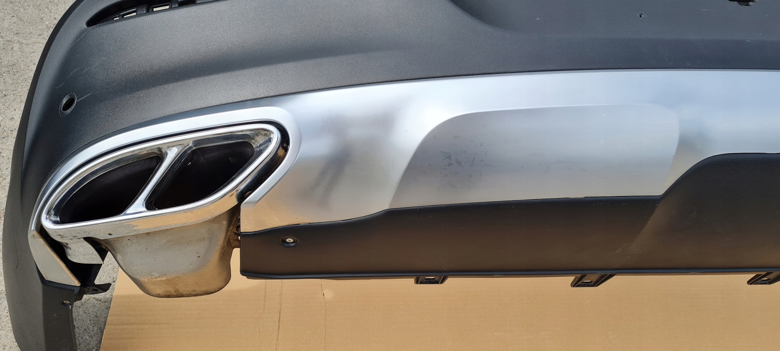 MERCEDES GLE COUPE 43 AMG A292 BUMPER REAR PART CHROM
